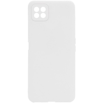 Силиконовый чехол Candy Full Camera для Oppo A53 5G / A73 5G Белый / White