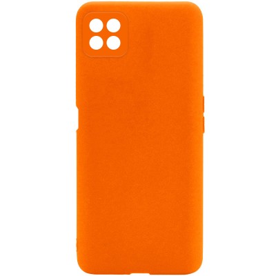 Силиконовый чехол Candy Full Camera для Oppo A53 5G / A73 5G Оранжевый / Orange