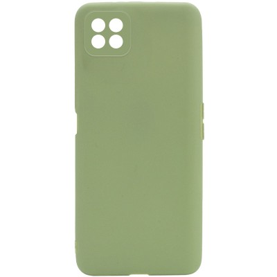 Силиконовый чехол Candy Full Camera для Oppo A53 5G / A73 5G Фисташковый