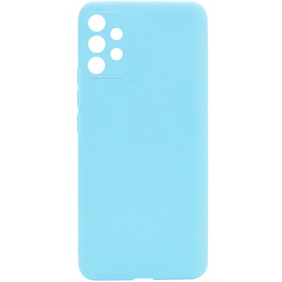 Силиконовый чехол Candy Full Camera для Samsung Galaxy A32 4G Бирюзовый / Turquoise