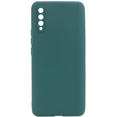 Силиконовый чехол Candy Full Camera для Samsung Galaxy A50 (A505F) / A50s / A30s Зеленый / Forest green