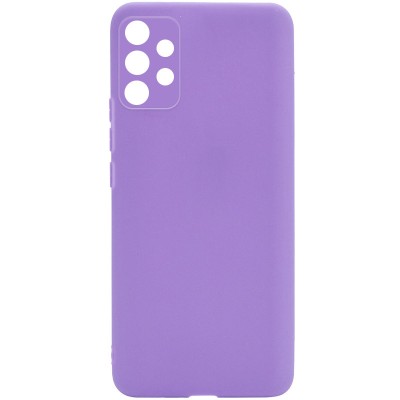 Силиконовый чехол Candy Full Camera для Samsung Galaxy A52 4G / A52 5G / A52s Сиреневый / Dasheen
