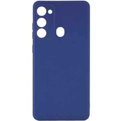 Купити Силиконовый чехол Candy Full Camera для Tecno Spark Go 2022 (KG5m) / Spark 8C Синий / Dark Blue