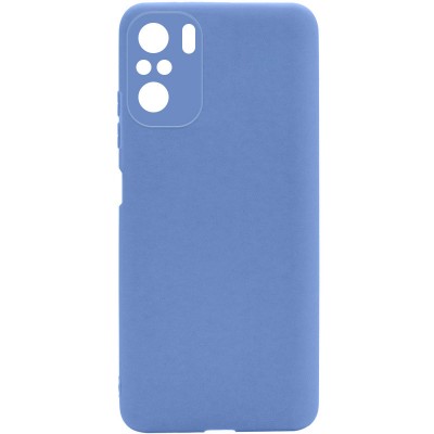 Силиконовый чехол Candy Full Camera для Xiaomi Redmi Note 10 Голубой / Mist blue