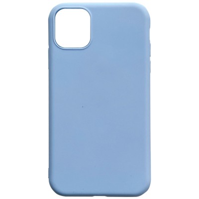 Силиконовый чехол Candy для Apple iPhone 13 (6.1") Голубой / Lilac Blue