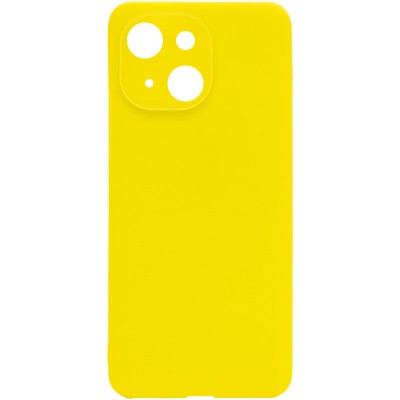 Силиконовый чехол Candy для Apple iPhone 13 (6.1") Желтый