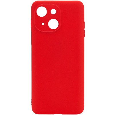 Силиконовый чехол Candy для Apple iPhone 13 (6.1") Красный