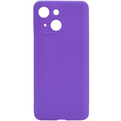 Силиконовый чехол Candy для Apple iPhone 13 (6.1") Сиреневый