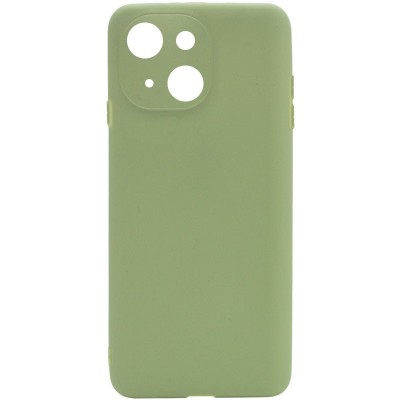 Силиконовый чехол Candy для Apple iPhone 13 (6.1") Фисташковый