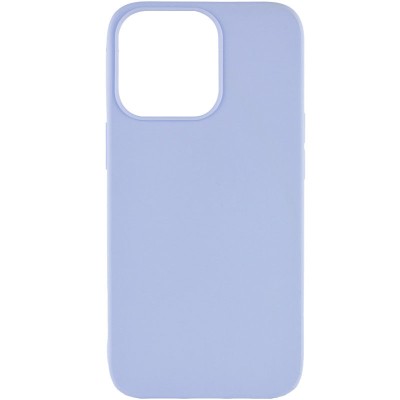 Силиконовый чехол Candy для Apple iPhone 14 Pro (6.1") Голубой / Lilac Blue