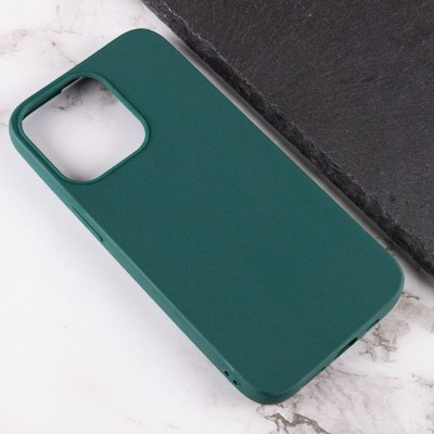 Силиконовый чехол Candy для Apple iPhone 14 Pro Max (6.7") Зеленый / Forest green