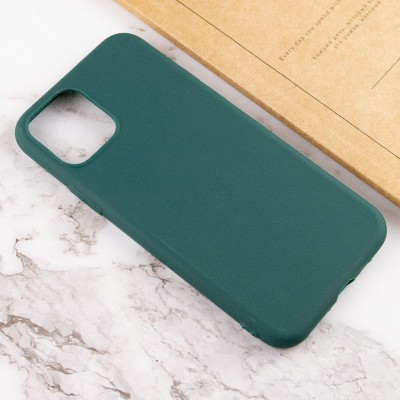 Силиконовый чехол Candy для Apple iPhone 14 Pro Max (6.7") Зеленый / Forest green