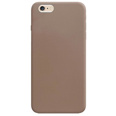 Силиконовый чехол Candy для Apple iPhone 6/6s (4.7") Коричневый