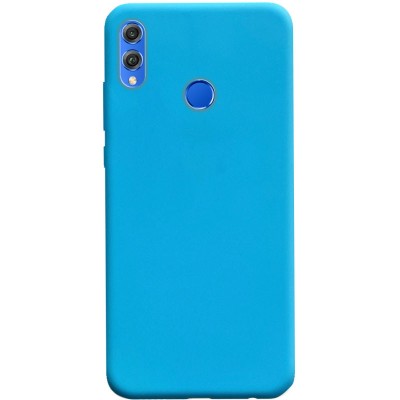 Силиконовый чехол Candy для Huawei Honor 8X Голубой