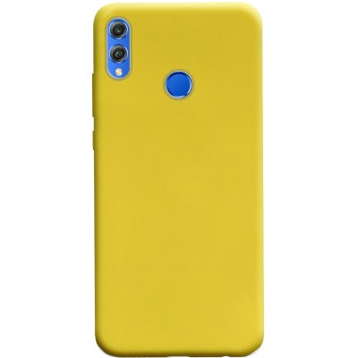 Силиконовый чехол Candy для Huawei Honor 8X Желтый