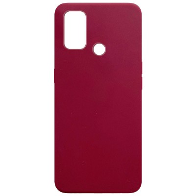 Силиконовый чехол Candy для Oppo A53 / A32 / A33 Бордовый