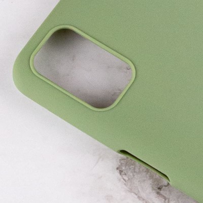 Силиконовый чехол Candy для Oppo A76 4G Фисташковый