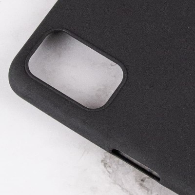 Силиконовый чехол Candy для Oppo A76 4G Черный