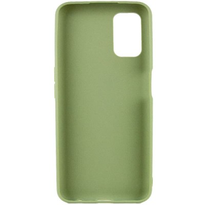 Силиконовый чехол Candy для Oppo A96 Фисташковый