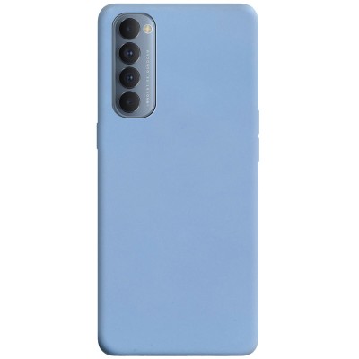 Силиконовый чехол Candy для Oppo Reno 4 Pro Голубой / Lilac Blue