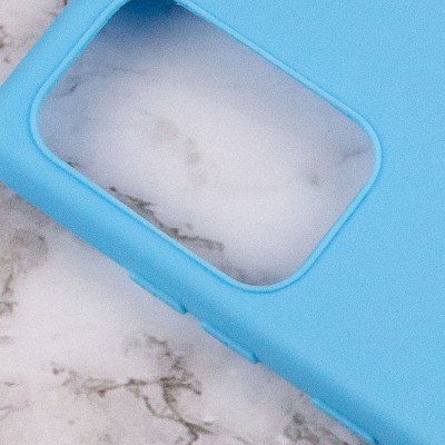 Силиконовый чехол Candy для Realme C33 Голубой