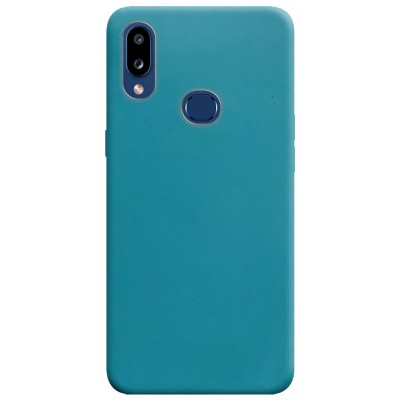 Силиконовый чехол Candy для Samsung Galaxy A10s / M01s Синий / Powder Blue