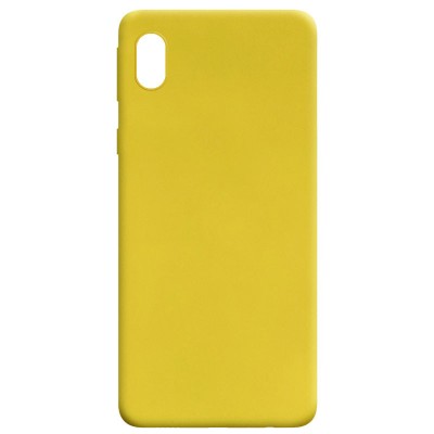 Силиконовый чехол Candy для Samsung Galaxy M01 Core / A01 Core Желтый