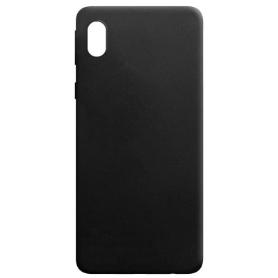 Силиконовый чехол Candy для Samsung Galaxy M01 Core / A01 Core Черный
