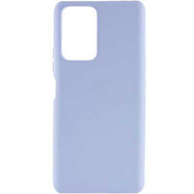 Силиконовый чехол Candy для Xiaomi Poco M5 Голубой / Lilac Blue