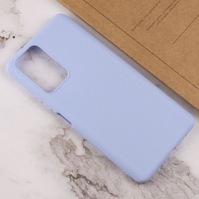 Силиконовый чехол Candy для Xiaomi Poco M5 Голубой / Lilac Blue