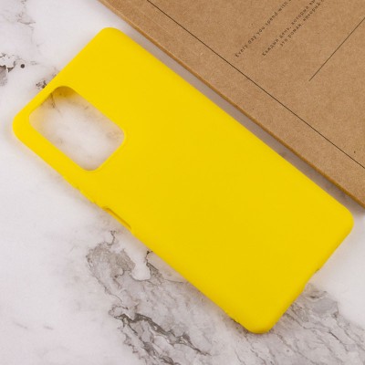 Силиконовый чехол Candy для Xiaomi Poco M5 Желтый