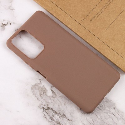 Силиконовый чехол Candy для Xiaomi Poco M5 Коричневый