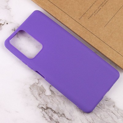 Силиконовый чехол Candy для Xiaomi Poco M5 Сиреневый