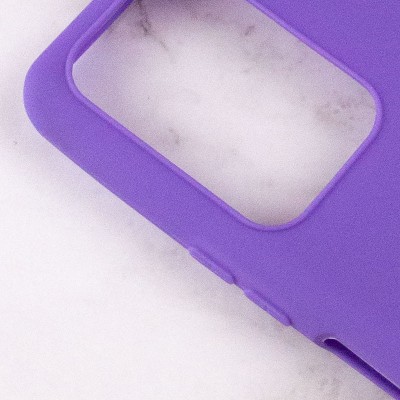 Силиконовый чехол Candy для Xiaomi Poco M5 Сиреневый