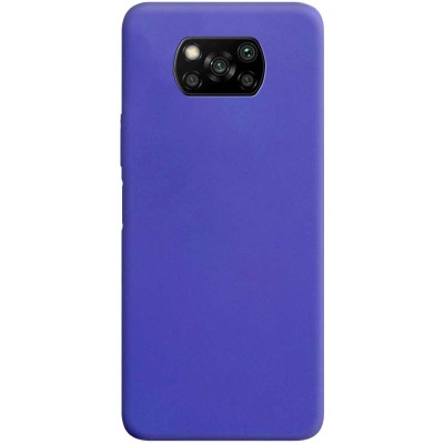 Силиконовый чехол Candy для Xiaomi Poco X3 NFC / Poco X3 Pro Сиреневый