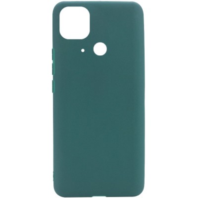 Силиконовый чехол Candy для Xiaomi Redmi 10C Зеленый / Forest green