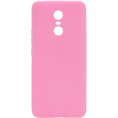 Силиконовый чехол Candy для Xiaomi Redmi 5 Plus / Redmi Note 5 (SC) Розовый