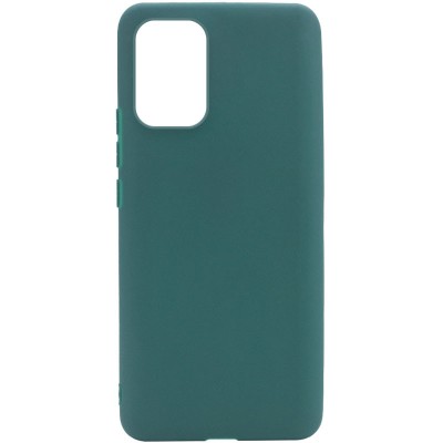 Силиконовый чехол Candy для Xiaomi Redmi Note 10 / Note 10s Зеленый / Forest green