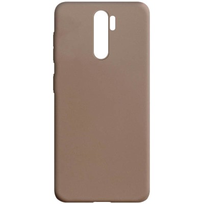 Силиконовый чехол Candy для Xiaomi Redmi Note 8 Pro Коричневый