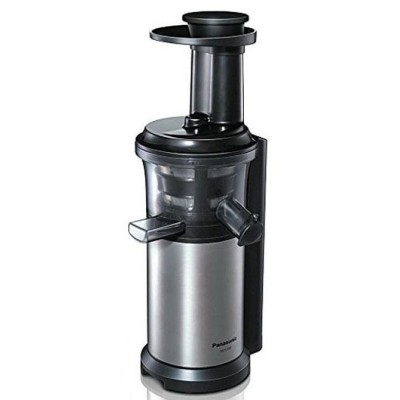 Соковыжималка Panasonic Viva Collection шнековая 150Вт, чаша-0.4л, пластик/металл, черный (MJ-L500STQ)