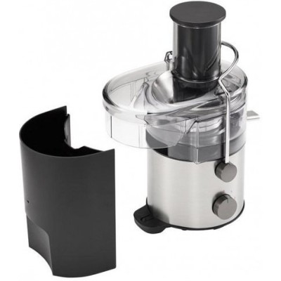 Соковыжималка Panasonic центробежная 1000Вт, чаша-1.5л, жмых-2л, желоб на целое яблоко, пластик/металл, черный (MJ-CB600STQ)