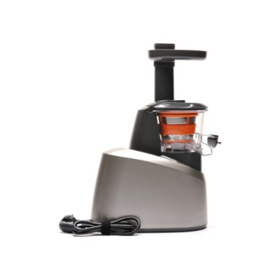 Купити Соковыжималка Tefal Infiny Press шнековая 200Вт, чаша-0.8л, жмых-0.8л, пластик, серебристо-черный (ZC255B38)