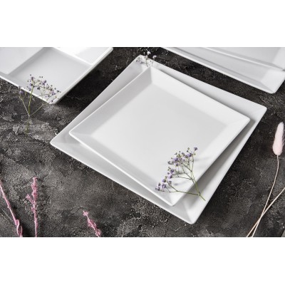 Тарілка IPEC TOKYO білий глянець/26х26 см /обід. (1) (30902843)