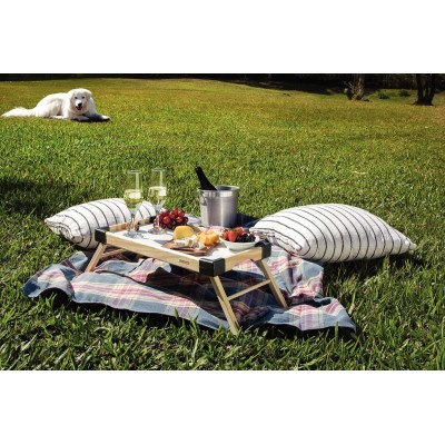 Таця сервір. TRAMONTINA SMALL TRAY BLACK 47,2x27,2x20 см складна (91390/108)
