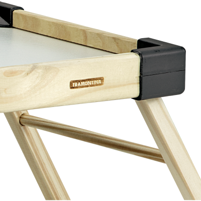Таця сервір. TRAMONTINA SMALL TRAY BLACK 47,2x27,2x20 см складна (91390/108)