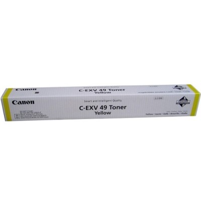Купити Тонер Canon C-EXV49Y C3325i/C3330i/C3520i/C3720i/DX C3730i/DX C3822/DX C3826i (19000 стр) Yellow (8527B002)