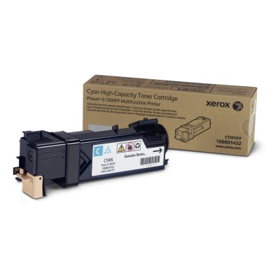 Тонер картридж Xerox PH6128 Cyan (2500 стр) (106R01456)