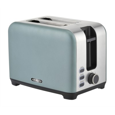 Тостер Ardesto Mint Harmony 800Вт, металл, мятно-серебристый (T-F400G)