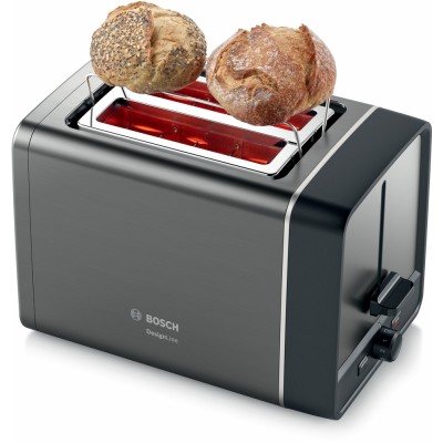 Тостер Bosch 970Вт, пластик, серый (TAT5P425)