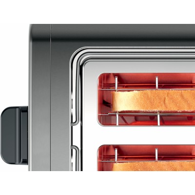 Тостер Bosch 970Вт, пластик, серый (TAT5P425)